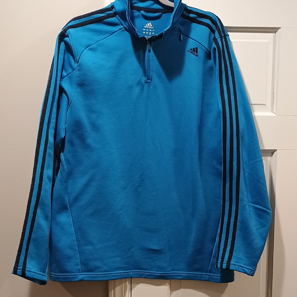 Adidas Teal Pullover with Logo